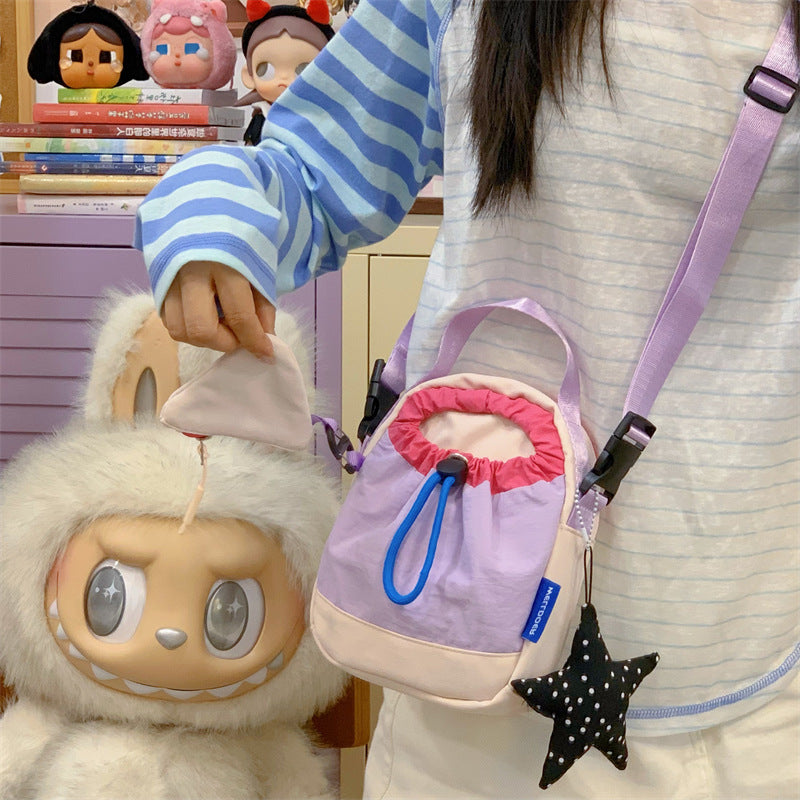Compact Drawstring Bucket Bag LoungeYard — product view 1