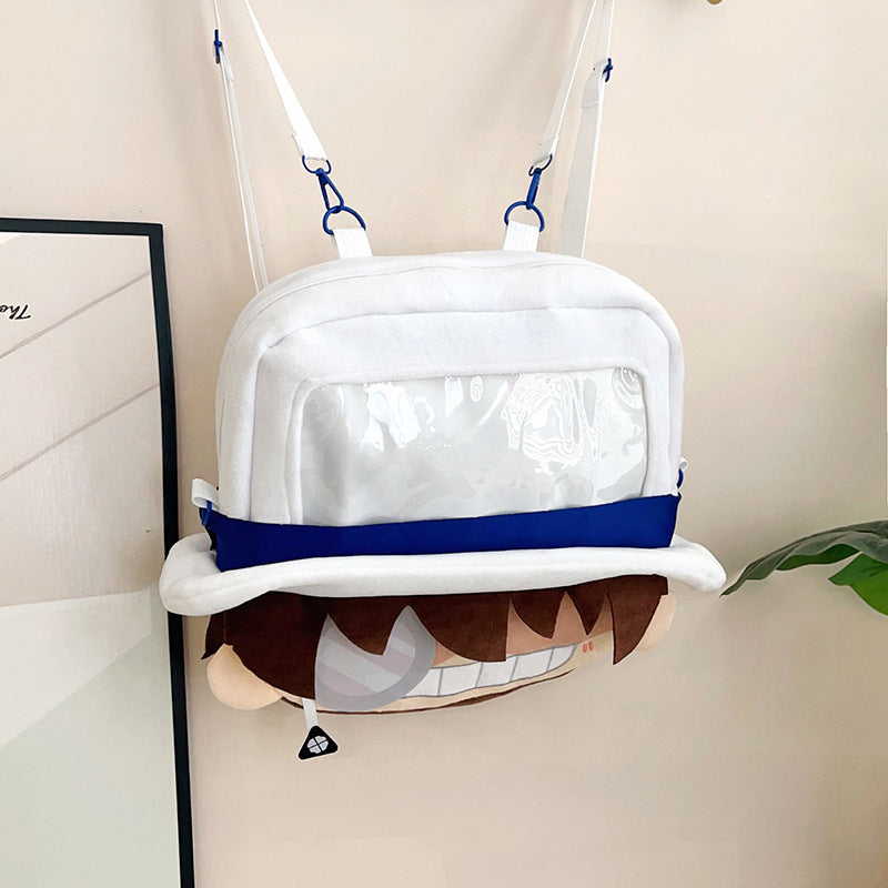 Plush Backpack with Unique Window LoungeYard — product view 3