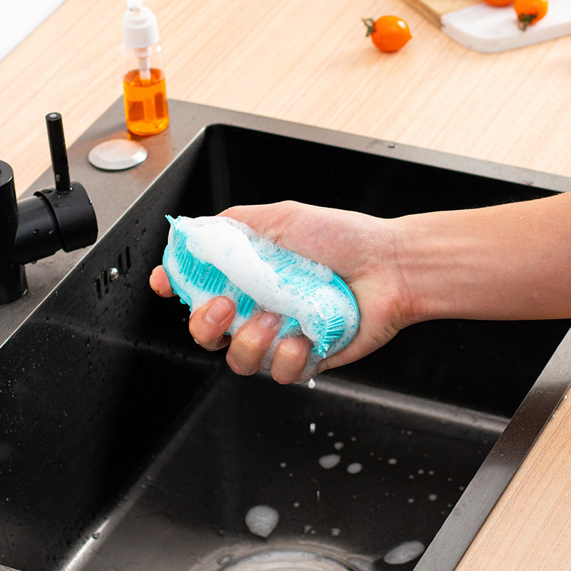 Silicone body cleansing brush with massage function LoungeYard — product view 3