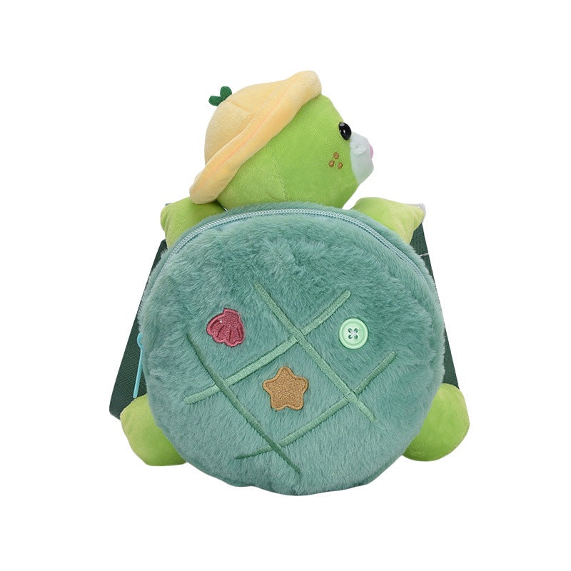 Cuddly soft children's backpack with cute animal design LoungeYard — product view 7