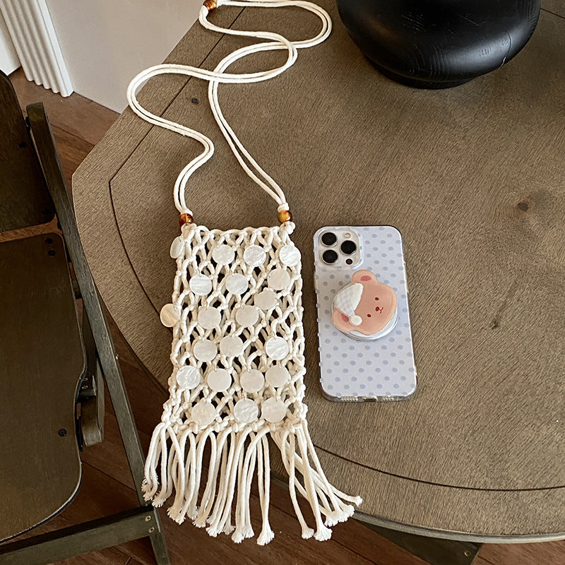 Bohemian Macrame Mini Bag — product view 7