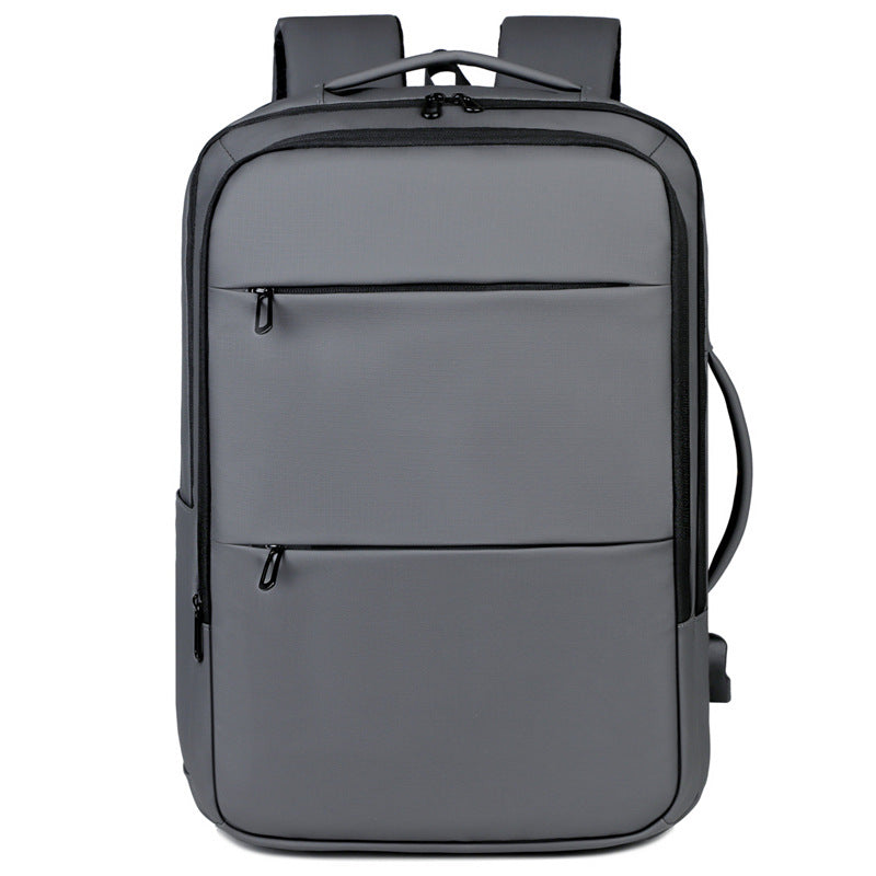 Business Backpack with Expandable Interior and Smart Safety Compartment LoungeYard — product view 3