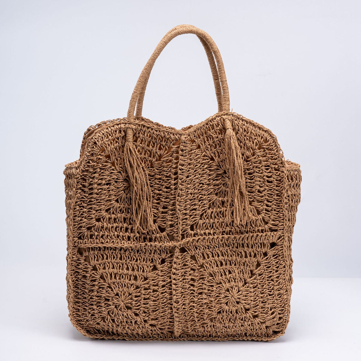 Large Macrame Shopping Bag LoungeYard — product view 6