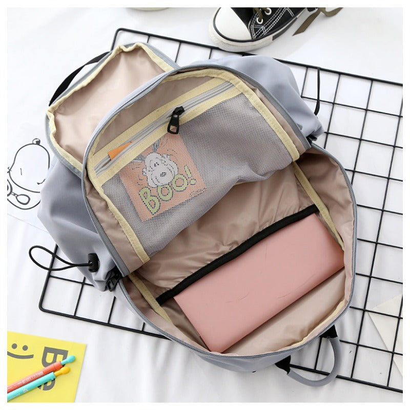 Trendy backpack with multifunctional compartments LoungeYard — product view 4