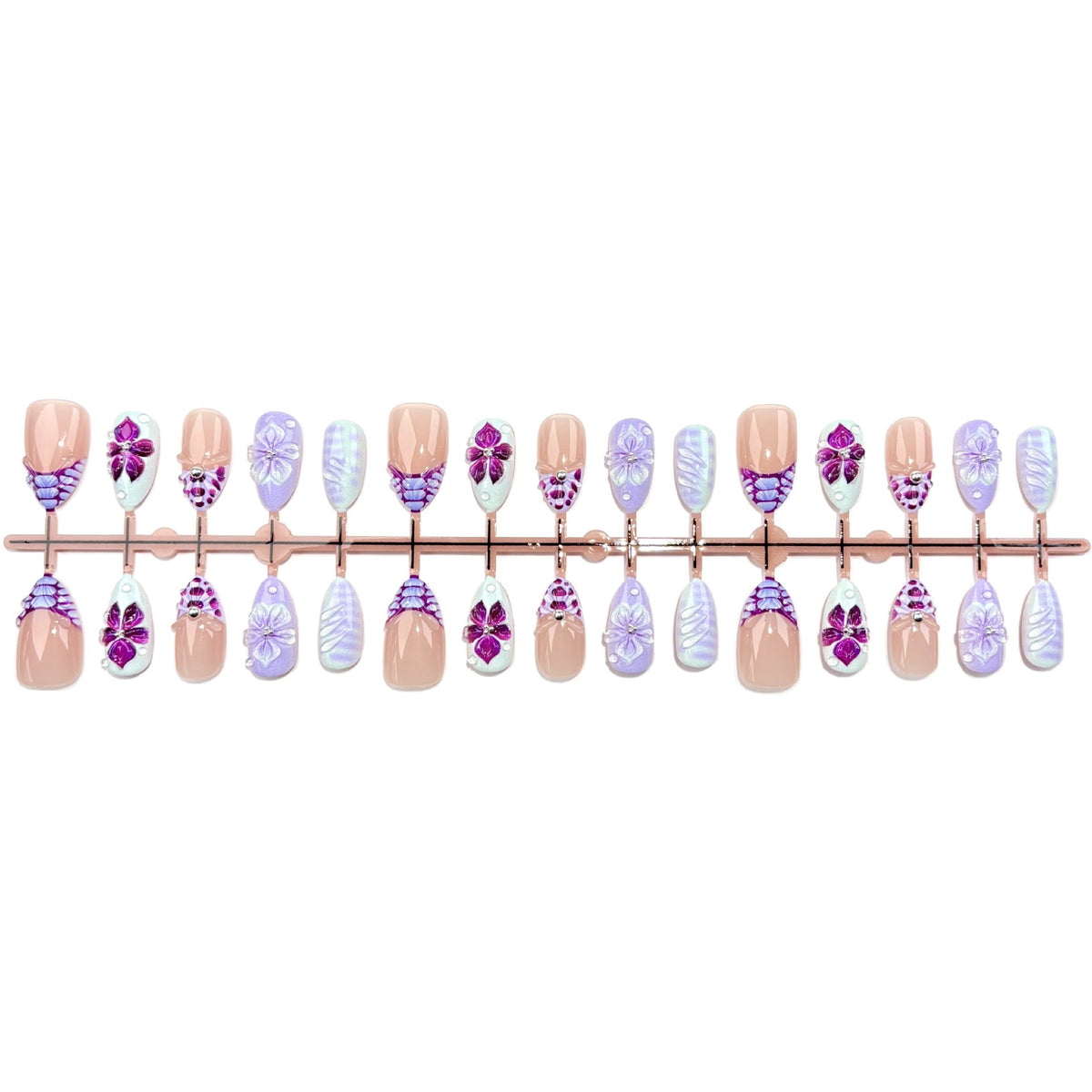 Floral Art Design Press-On Nails — product view 4