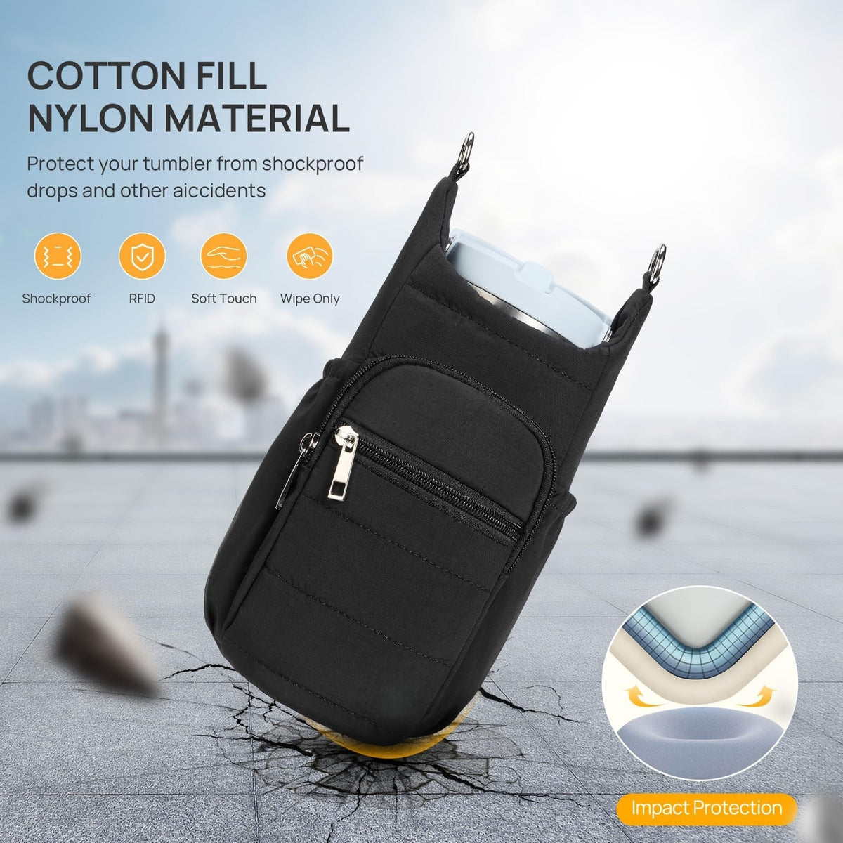 Practical mini bag with multiple compartments LoungeYard — product view 1