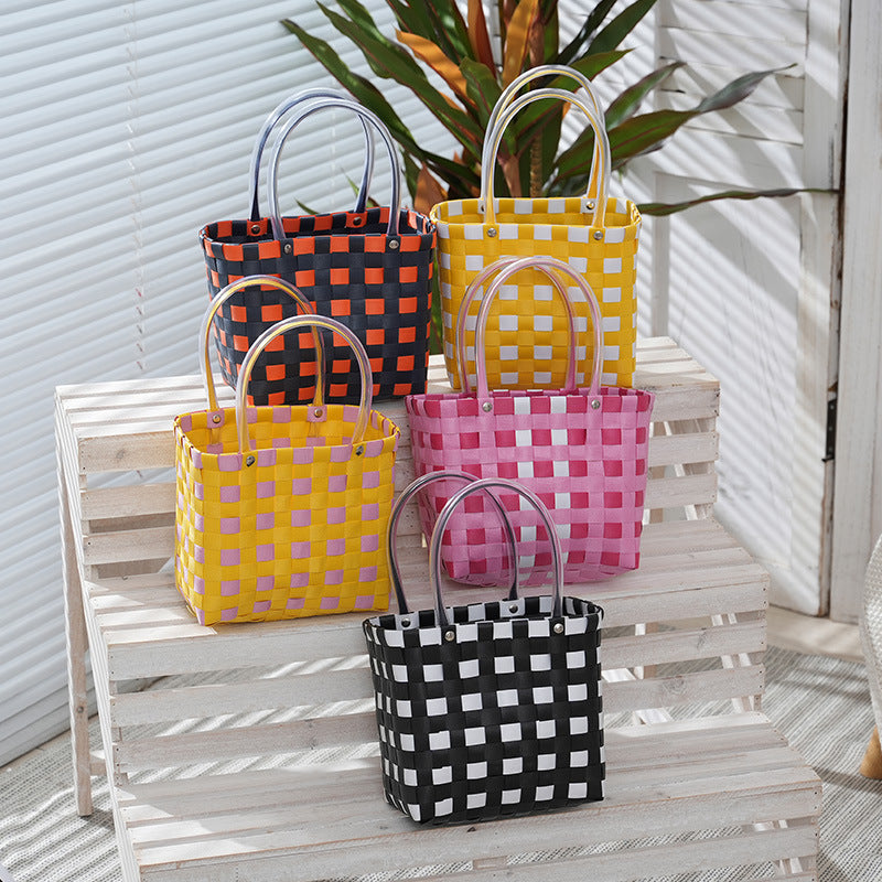 Woven Basket Bag LoungeYard — product view 2