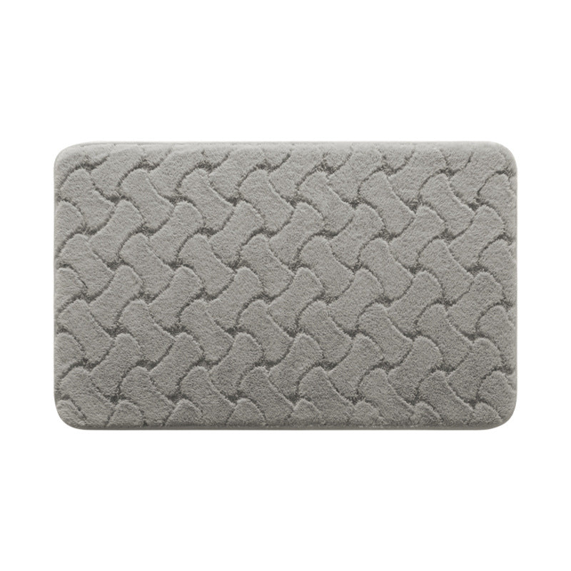 Plush Non-Slip Bathroom Mat Bowlift — product view 1
