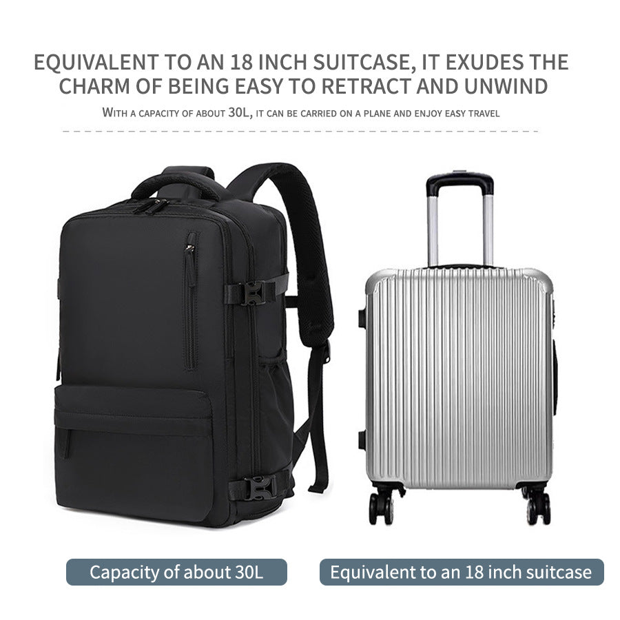 Multi-Compartment Travel Backpack — product view 2
