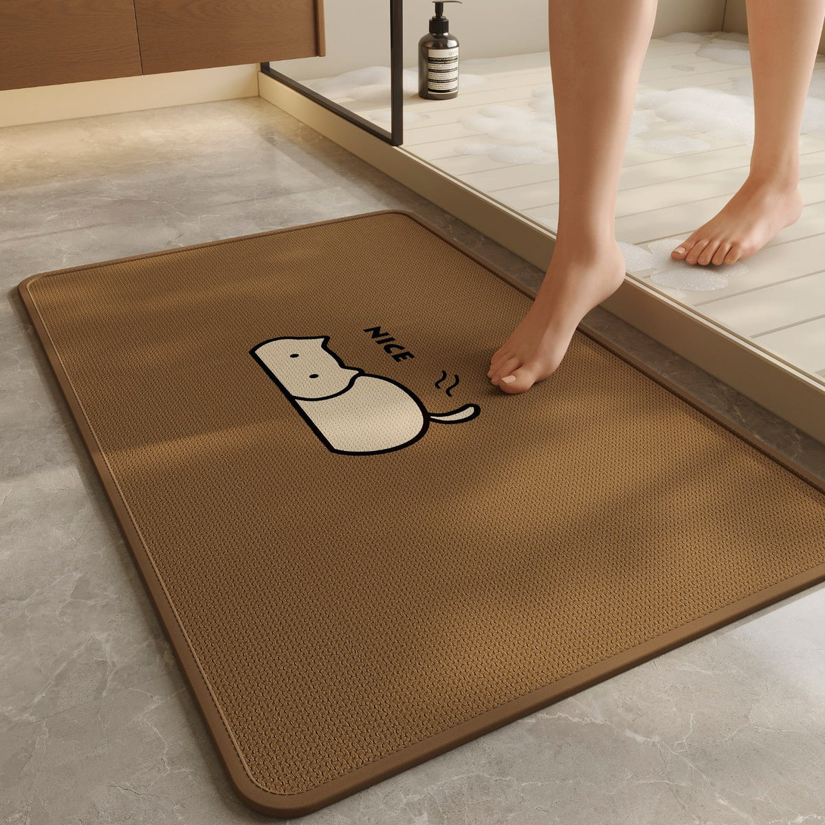 Soft Cotton Bath Mat — product view 1