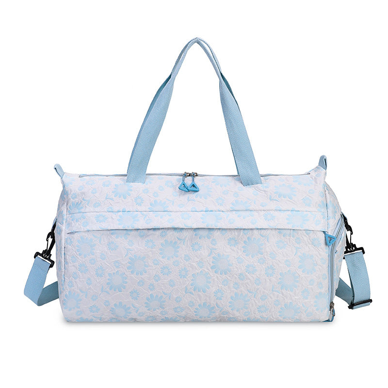Floral Patterned Travel Duffle Bag LoungeYard — product view 4