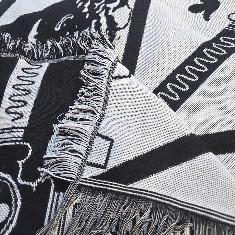 Stylish Geometric Print Throw Blanket — product view 4