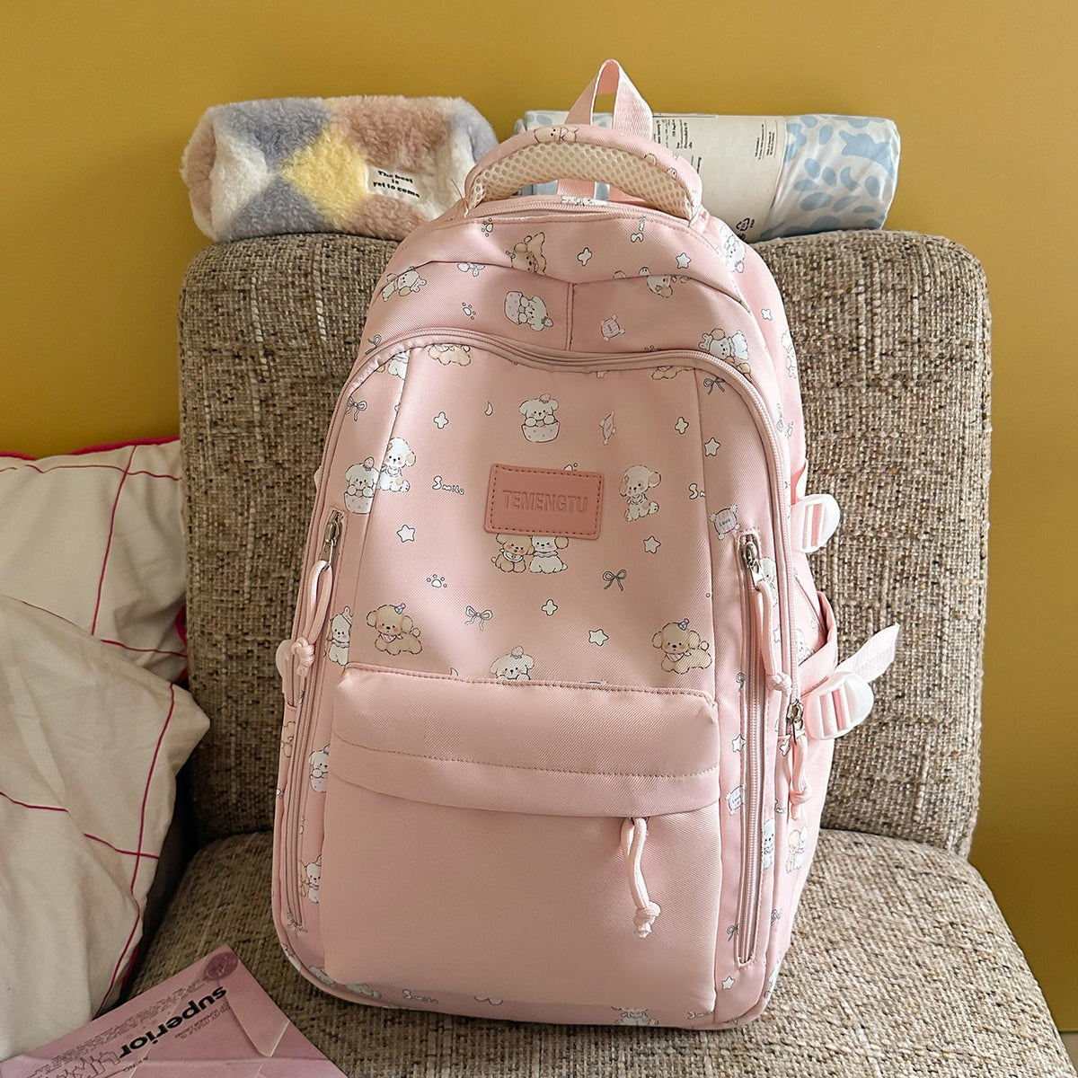 Cute Character-Themed Backpack LoungeYard 1791205712 — product view 6
