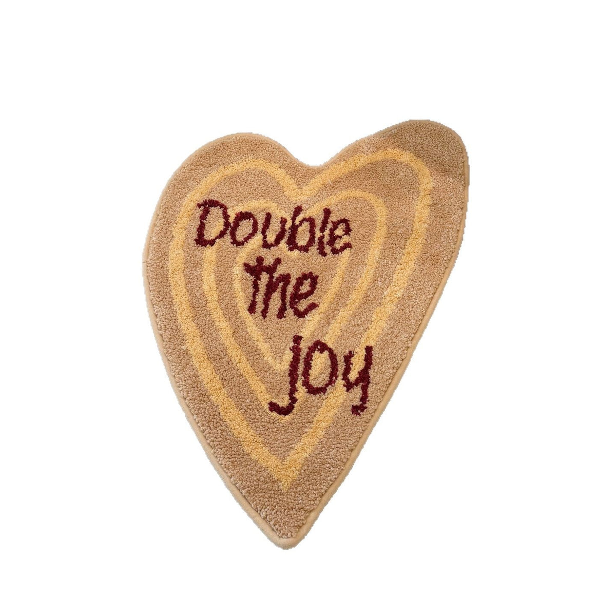 Heart-Shaped Cozy Bath Rug Bowlift — product view 5