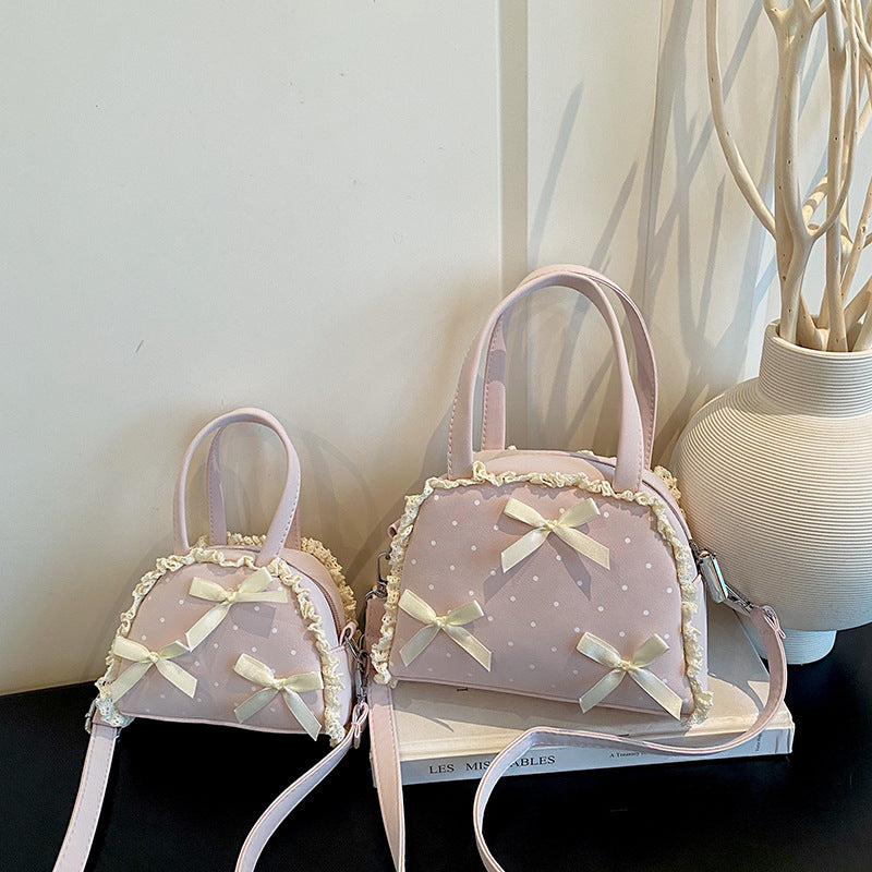 WoCharming Bow-Embellished Everyday Handbag LoungeYard — product view 3
