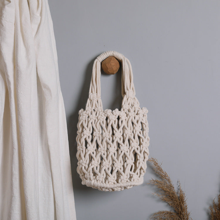 Macrame Shopping Bag LoungeYard — product view 5