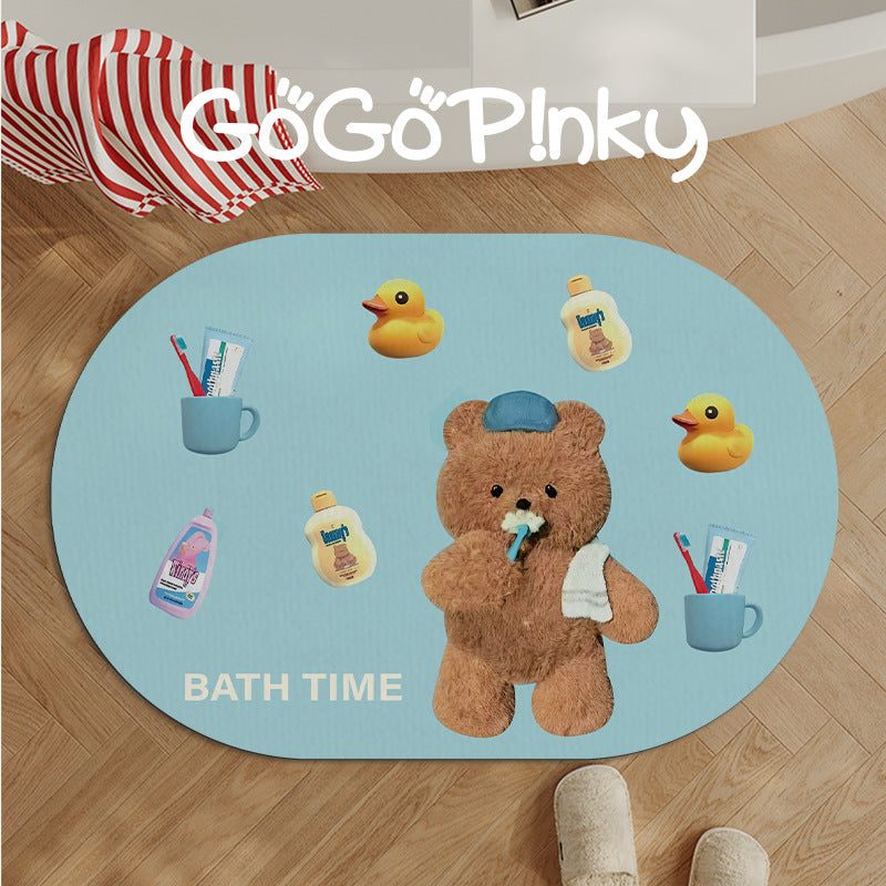 Fun Bath Time Area Rug — product view 1