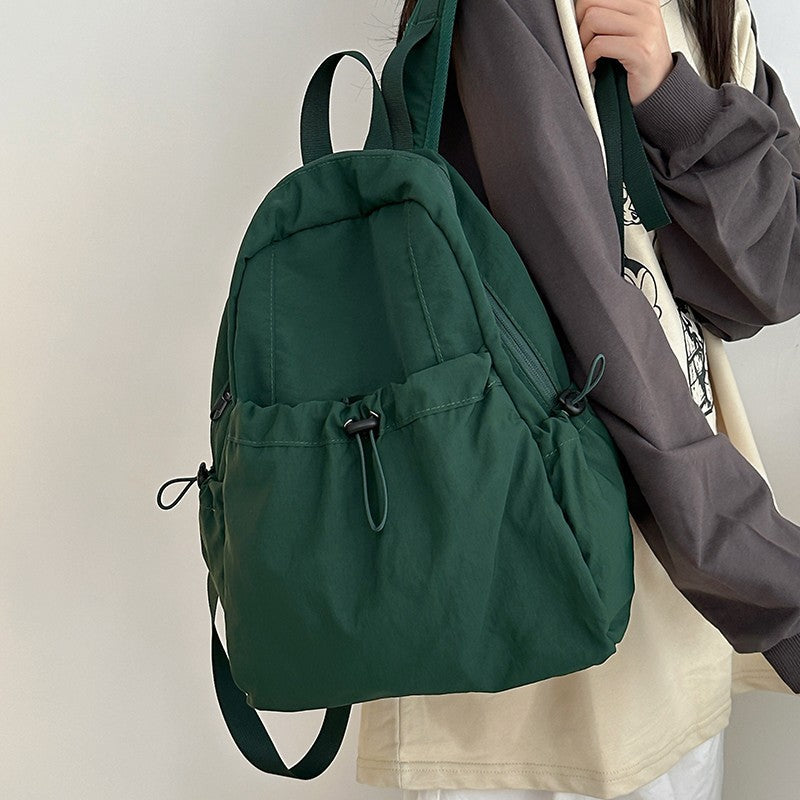 Leisure backpack with innovative drawstring and comfortable carrying system LoungeYard — product view 1