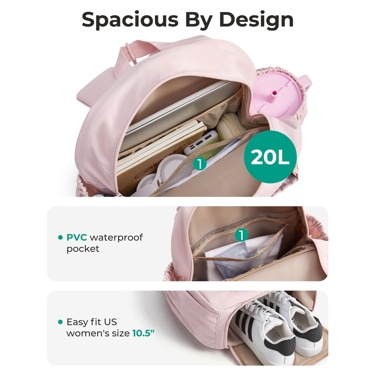 Sporty backpack LoungeYard — product view 4