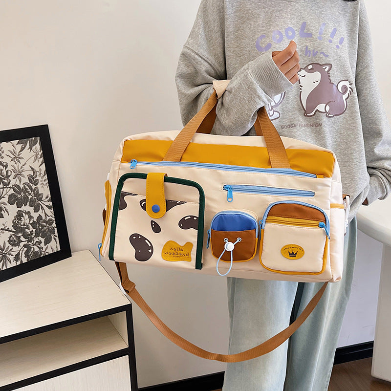 Playful Pet-Themed Travel Duffle Bag LoungeYard — product view 1