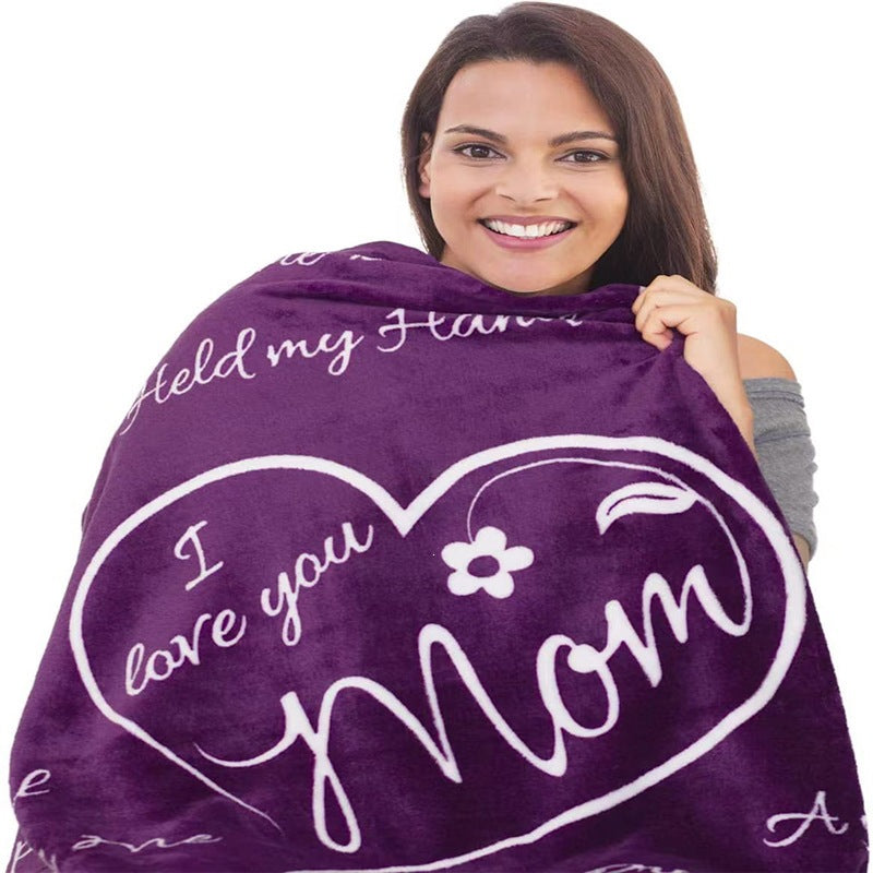Heartwarming Message Fleece Blanket — product view 7