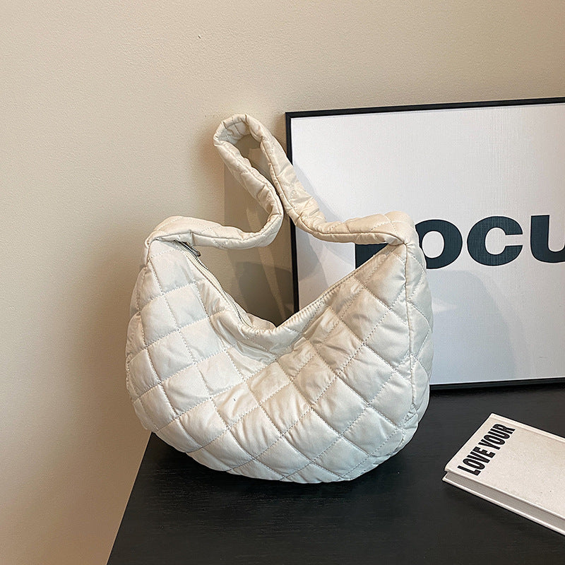 Quilted Hobo Shoulder Bag — product view 7