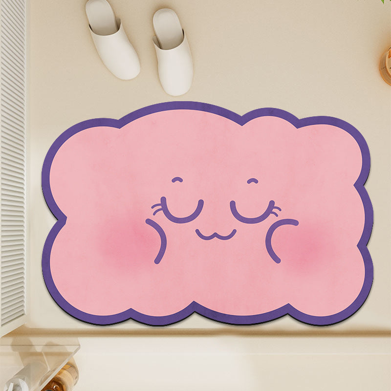 Playful Cloud-Shaped Bath Mat — product view 7