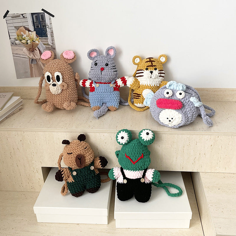 Cute Plush Mouse-Themed Backpack — product view 2