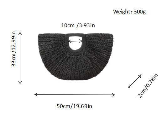 Handbag with Unique Fold Structure LoungeYard — product view 4