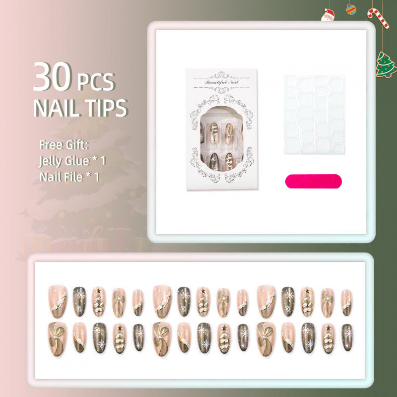 Festive Holiday-Themed Press-On Nails — product view 4