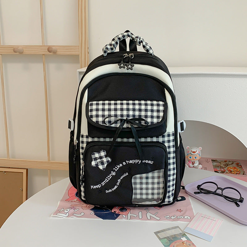 Playful Patterned School Backpack LoungeYard — product view 6