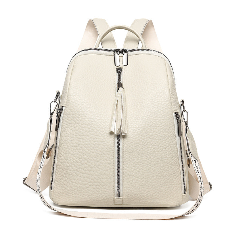 Textured Leather Backpack — product view 1