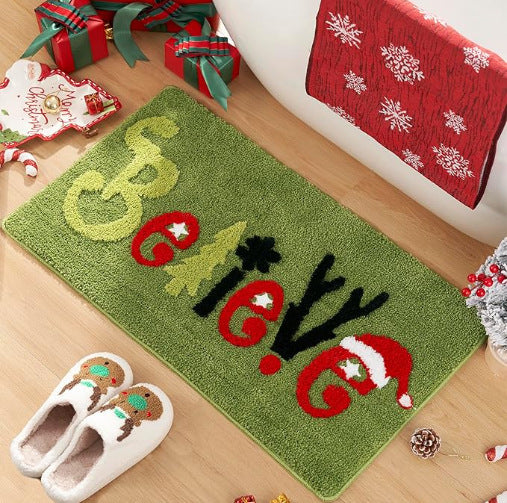Festive Santa-Themed Bath Mat — product view 5