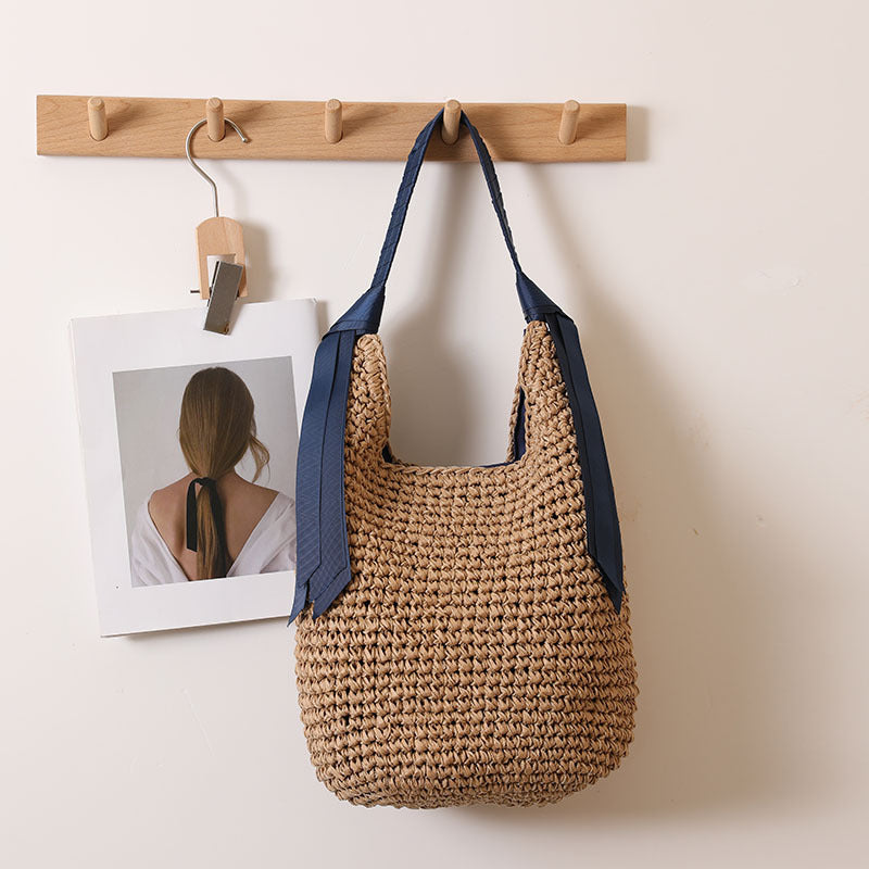 Handcrafted Eco-friendly Basket Bag LoungeYard — product view 6