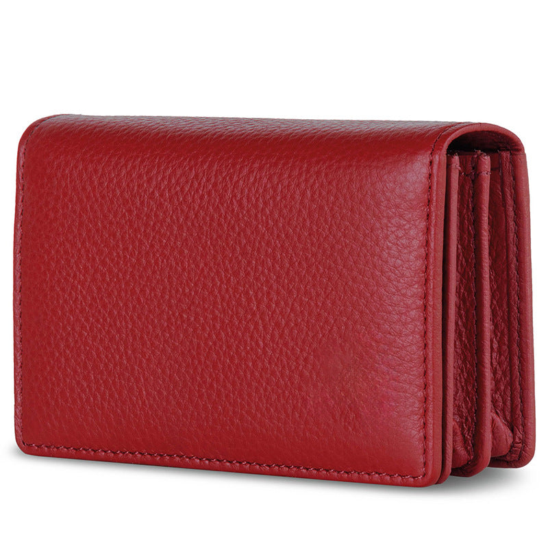 Sleek Textured Leather Wallet LoungeYard — product view 7