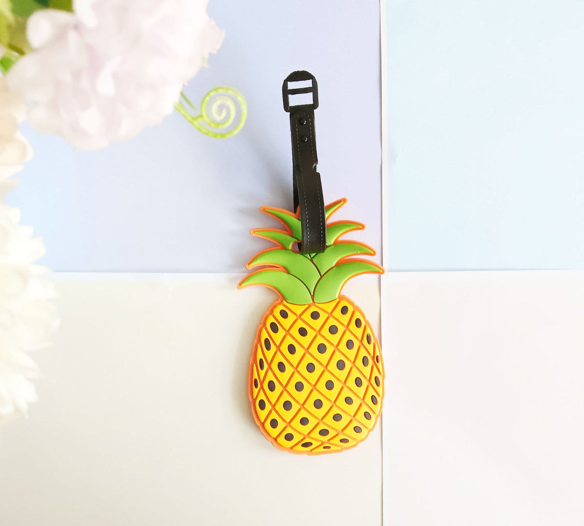 Unisex Luggage Tag in Creative Strawberry Design LoungeYard — product view 7