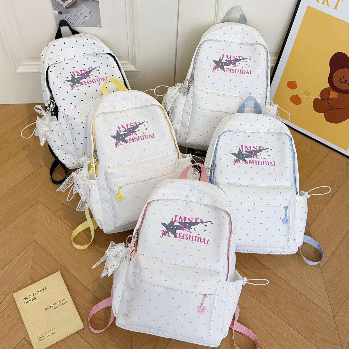 Cute Bunny-Ear Design Backpack LoungeYard — product view 4