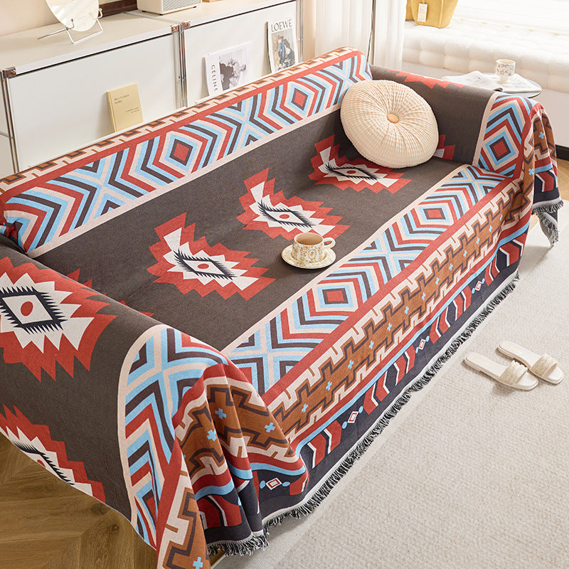 Geometric Patterned Throw Blanket — product view 6