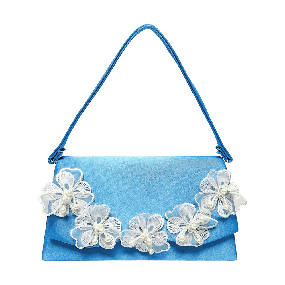Floral-Accented Evening Handbag — product view 5