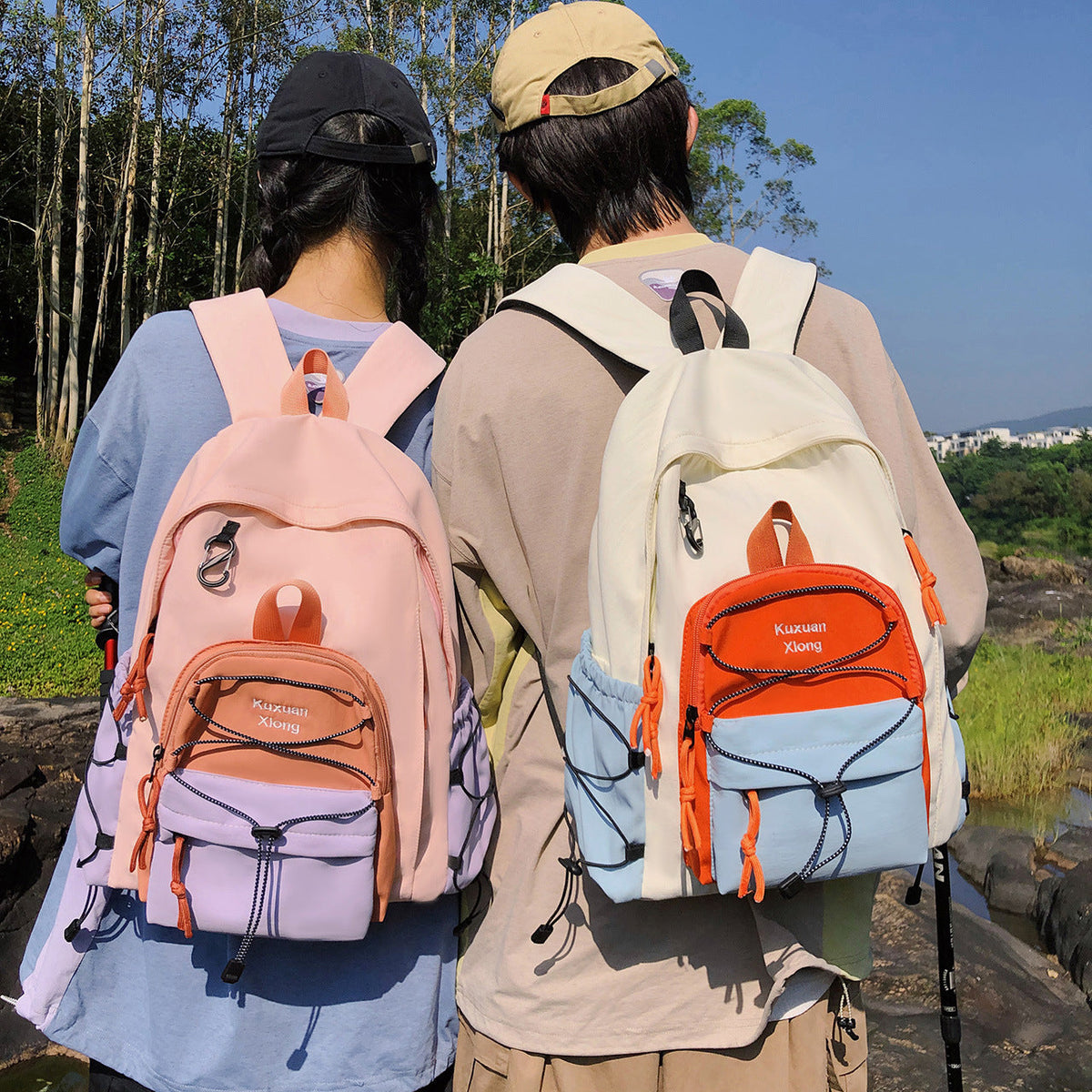 Lightweight Multi-Compartment Outdoor Backpack LoungeYard — product view 3