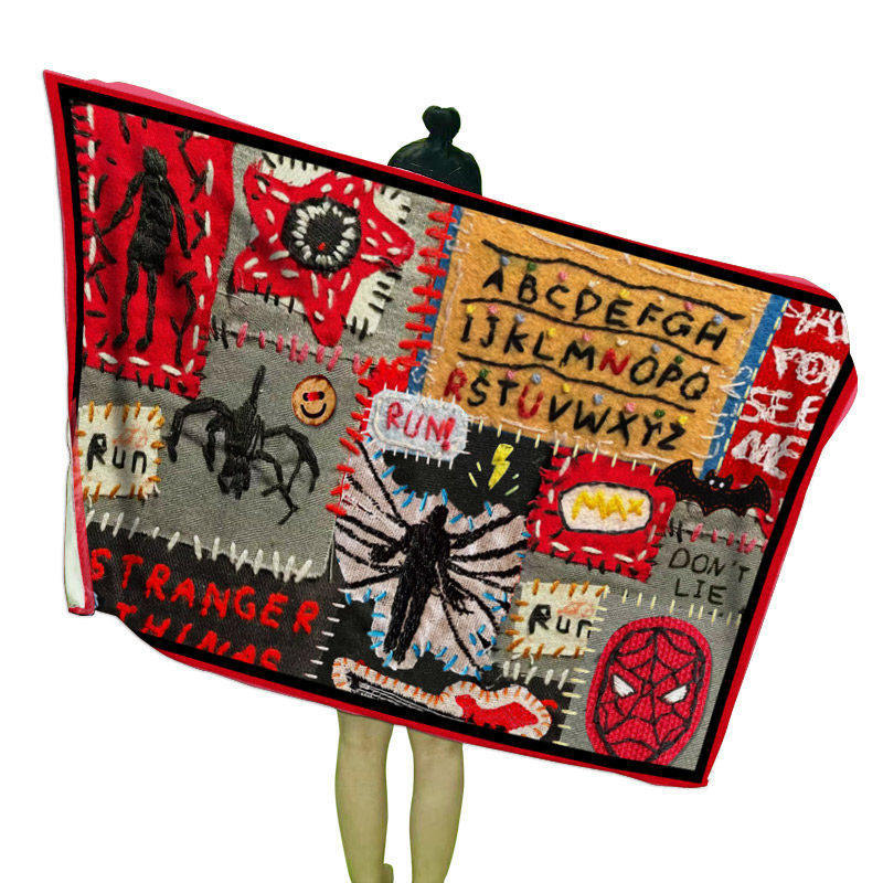 Artistic Novelty Fleece Blanket — product view 3