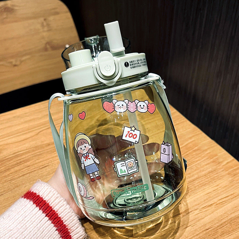 Ladies Playful Design Water Bottle LoungeYard — product view 3