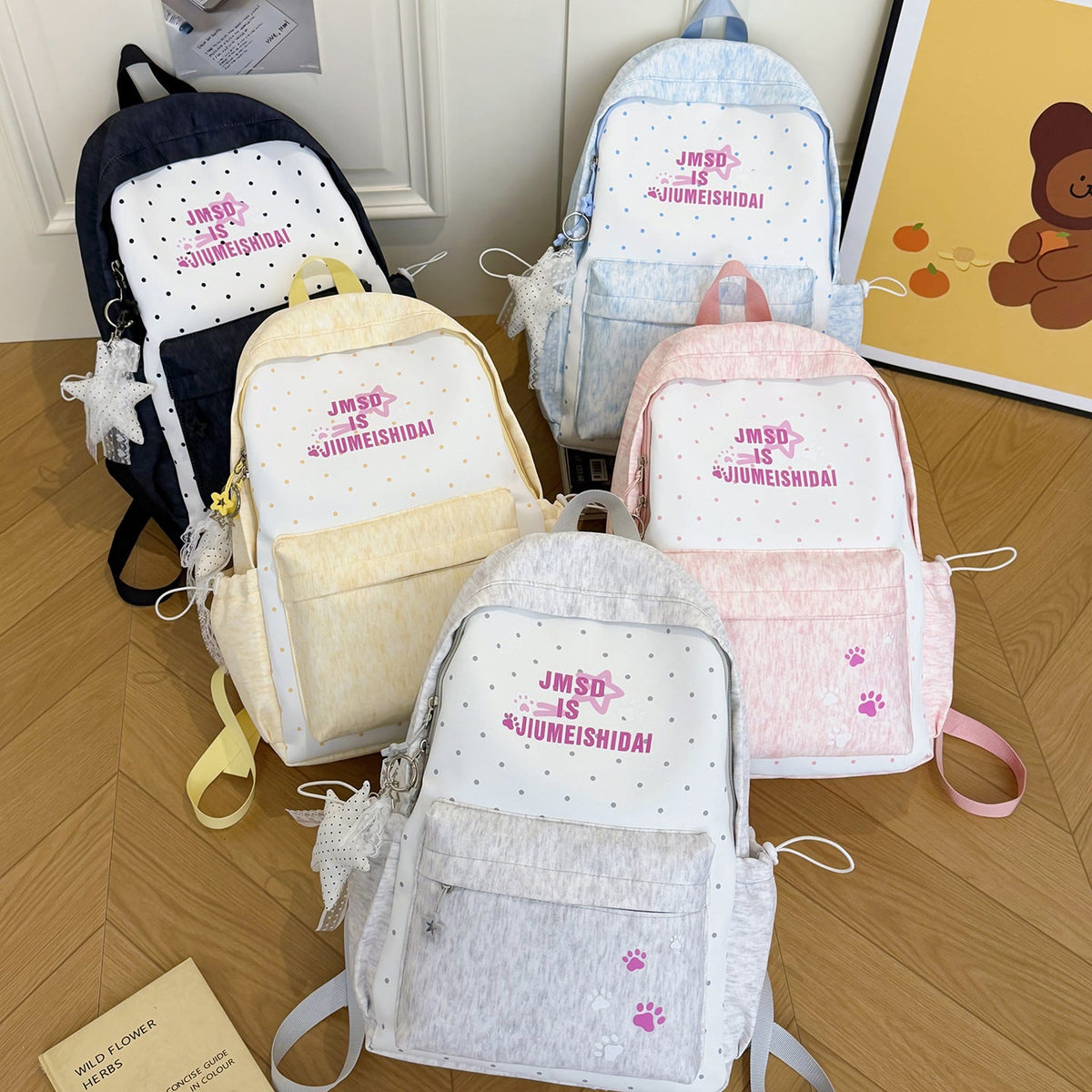 Whimsical Bunny-Ear Backpack LoungeYard — product view 4