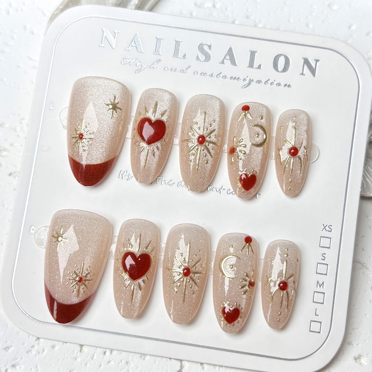 Decorative Nail Art Press-On Set 1790746114 — product view 6