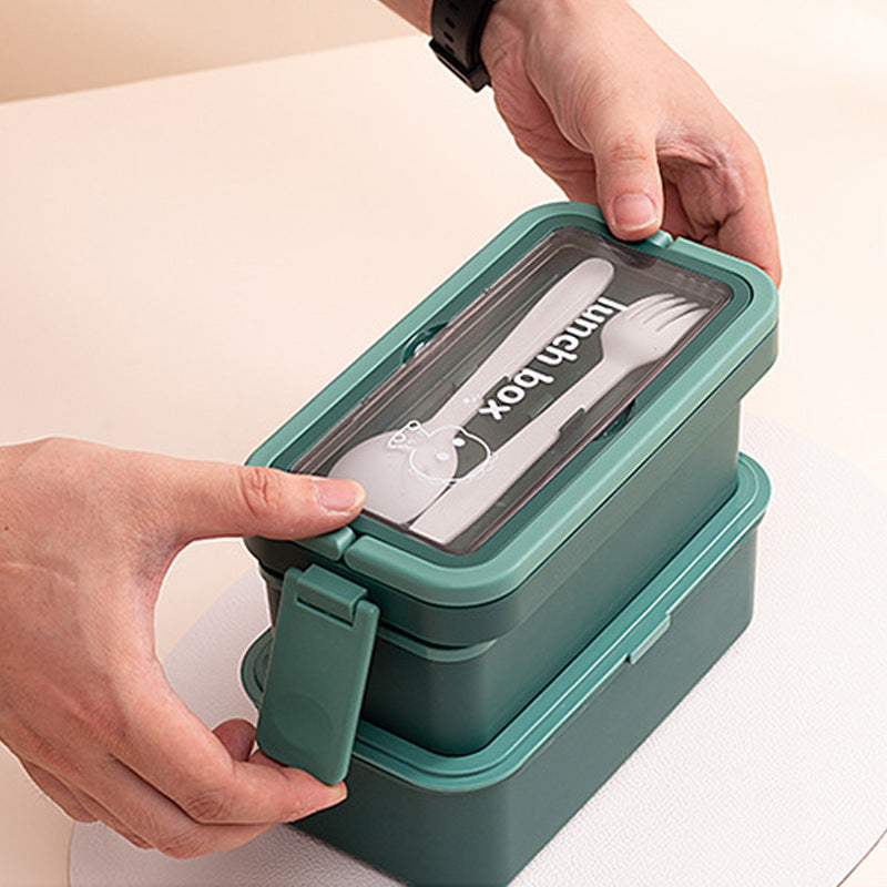 Stackable Multi-Compartment Lunch Box with Airtight Seal — product view 2