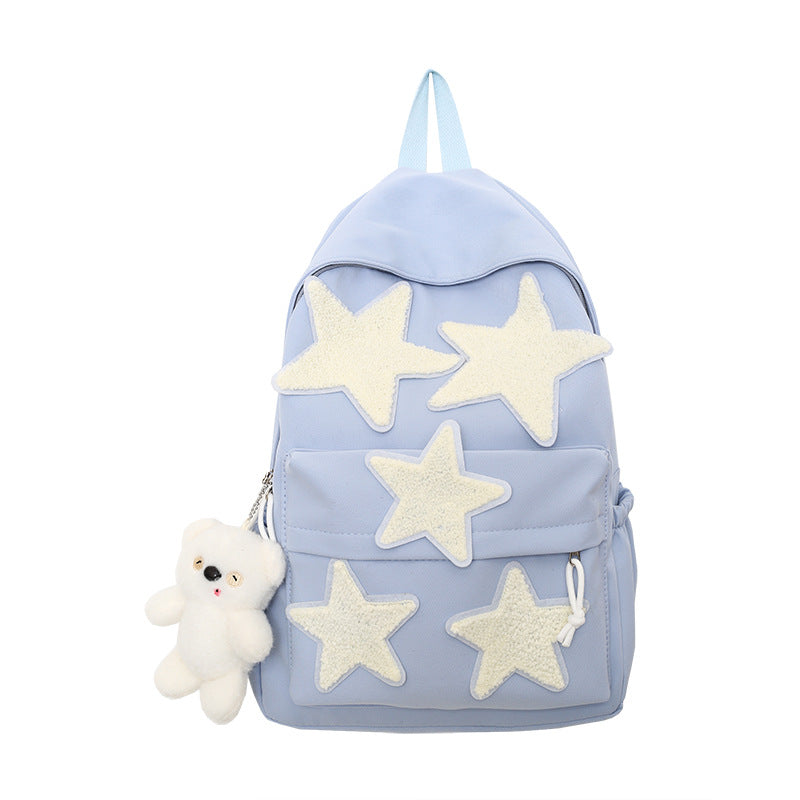 Fun Decorative Star-Patterned Backpack LoungeYard — product view 1