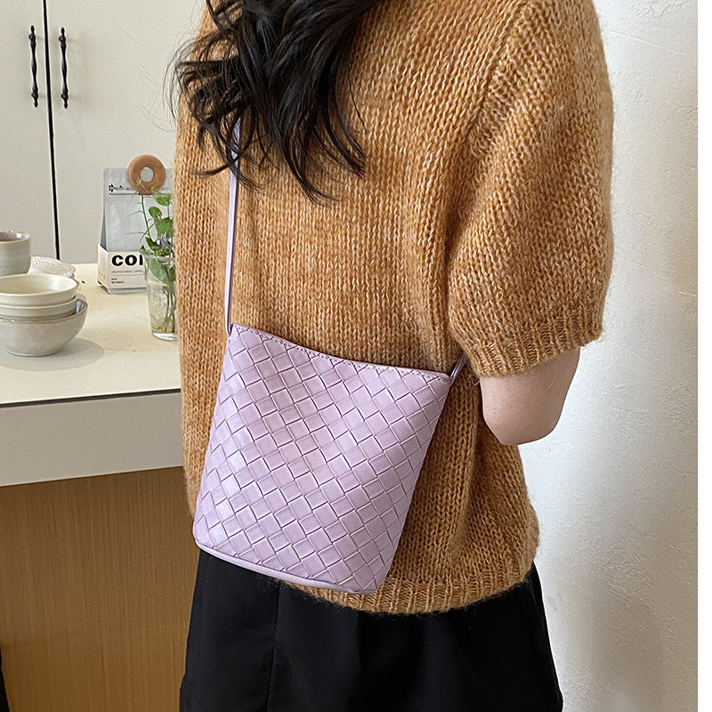 Woven Design Crossbody Handbag LoungeYard — product view 6