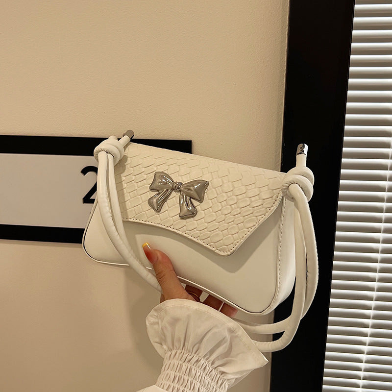 Chic Bow-Detail Handheld Clutch Bag LoungeYard — product view 1
