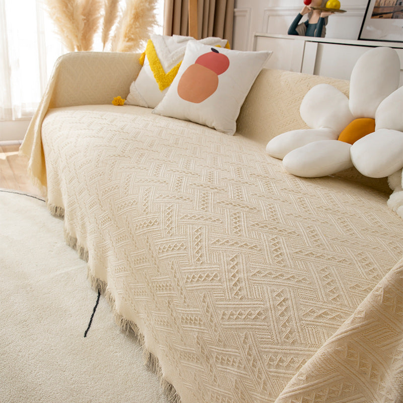 Textured Sofa Throw Blanket — product view 7