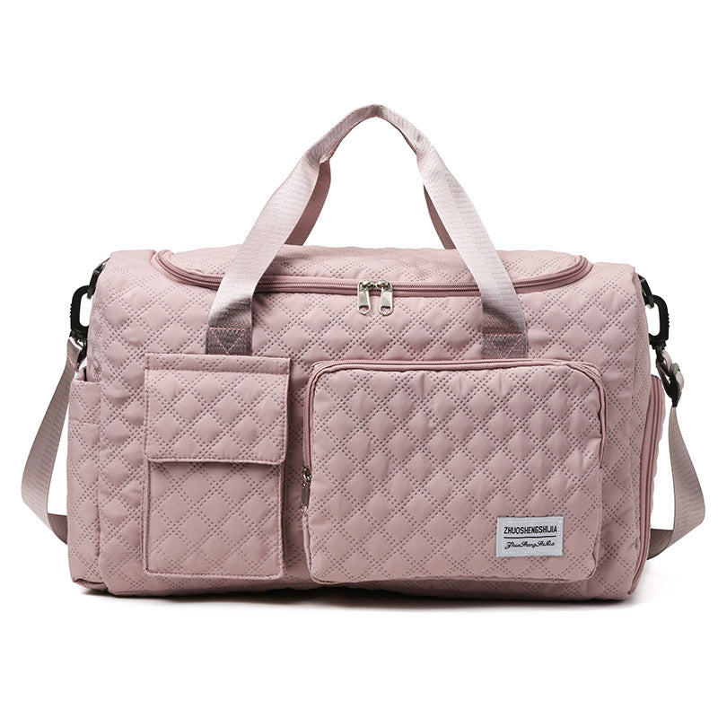 Premium Quilted Gym Duffel Bag — product view 6